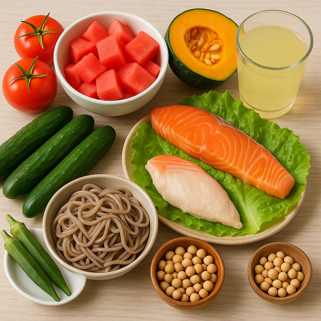 夏バテに効く食べ物の種類